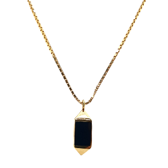  minimalist gold pendant necklace