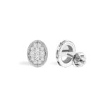 0.50ct Oval Diamond Earrings A2 WG