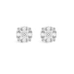 0.58ct Array Diamond Earrings A1 WG