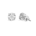 0.58ct Array Diamond Earrings A2 WG