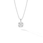 1.01CT Array Diamond Pendant Set WG A2