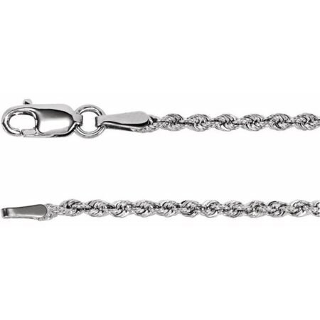 Sterling Silver 1.85 Mm Rope 16' Chain