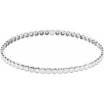 Sterling Silver Bangle 7 3/4' Bracelet