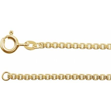 14k Yellow Gold-filled 2 Mm Box 18' Chain